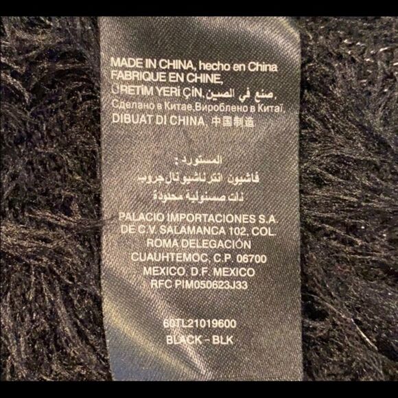 BEBE FUZZY METALLIC SOFT OVERSIZED SWEATER S - Picture 11 of 11